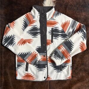 Southwestern Pattern Fleece Jacket